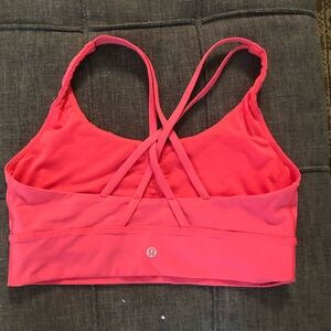 LULULEMON GLAZE PINK SPORTS BRA 10
